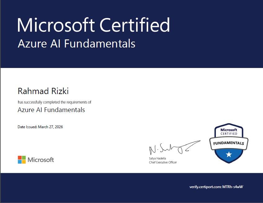 Microsoft Certified: Azure AI Fundamentals AI-900